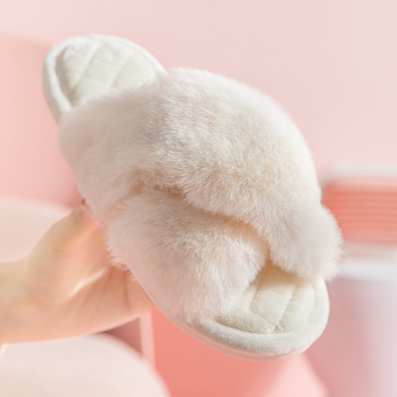 Zapatillas de peluche de peluche de invierno de PVC al por mayor